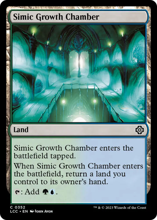 Simic Growth Chamber [The Lost Caverns of Ixalan Commander] - MTG Single