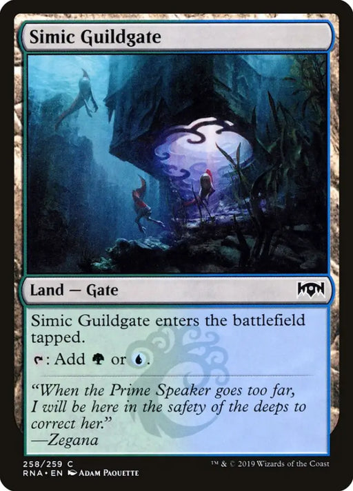 Simic Guildgate (258/259) [Ravnica Allegiance] - MTG Single