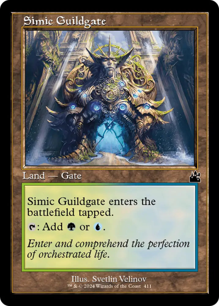 Simic Guildgate (Retro Frame) [Ravnica Remastered] - MTG Single