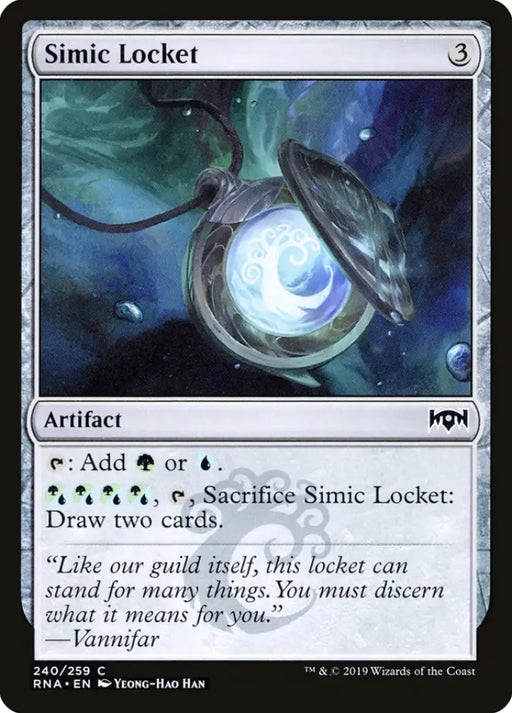 Simic Locket [Ravnica Allegiance] - MTG Single
