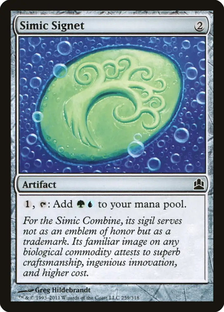 Simic Signet [Commander 2011] - MTG Single