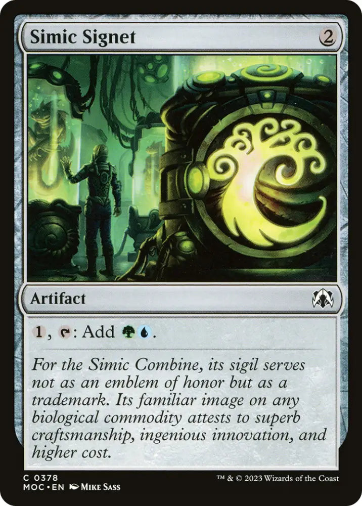 Simic Signet [March of the Machine Commander] - MTG Single