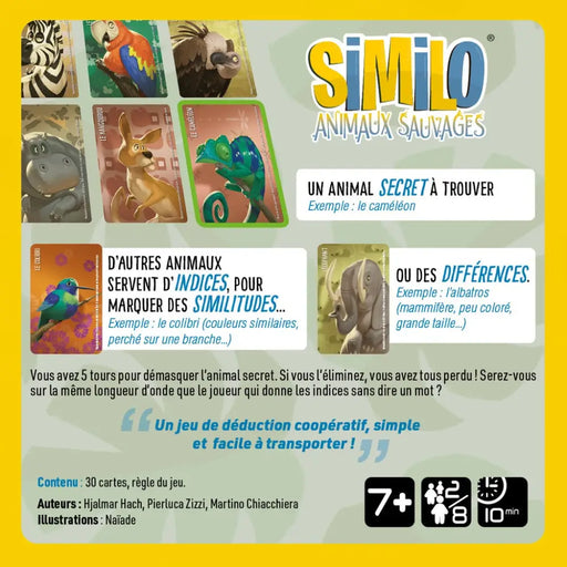 Similo - Animaux Sauvages (Fr) - Board Games