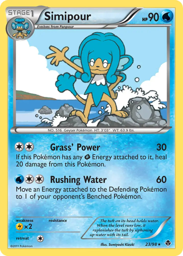 Simipour (23/98) [Black & White: Emerging Powers] - Pokemon Single