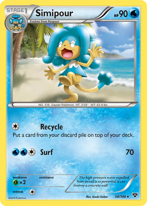 Simipour (38/146) [XY: Base Set] - Pokemon Single