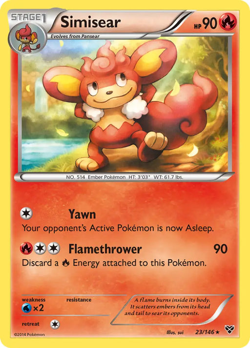 Simisear (23/146) [XY: Base Set] - Pokemon Single