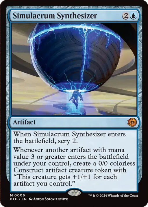 Simulacrum Synthesizer [Outlaws of Thunder Junction: The Big Score] - MTG Single
