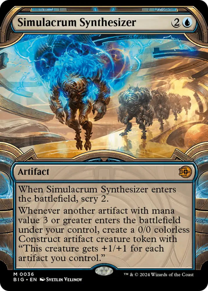 Simulacrum Synthesizer (Showcase) [Outlaws of Thunder Junction: The Big Score] - MTG Single