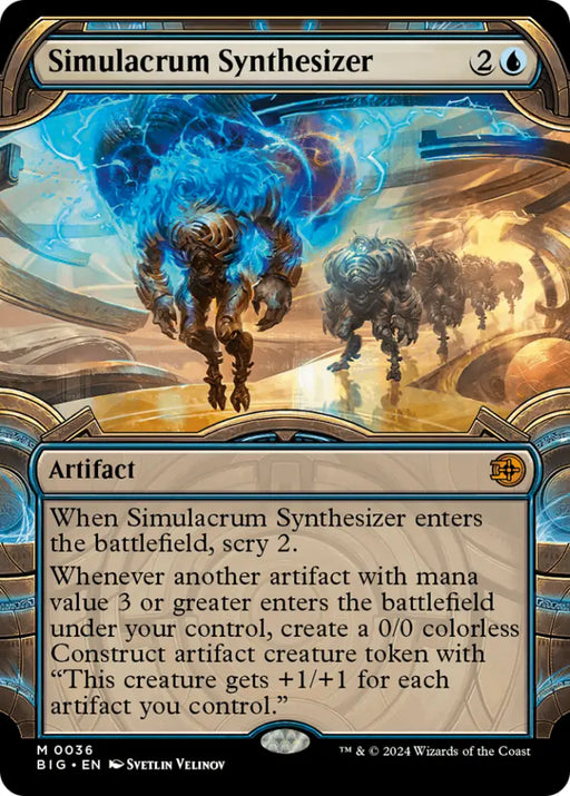 Simulacrum Synthesizer (Showcase) [Outlaws of Thunder Junction: The Big Score] - MTG Single