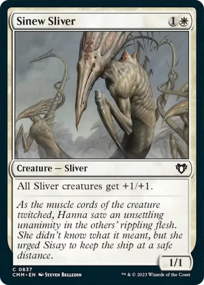 Sinew Sliver [Commander Masters] - MTG Single
