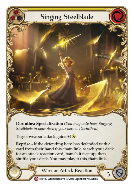 Singing Steelblade [1HP149] (History Pack 1) - Flesh And Blood Single