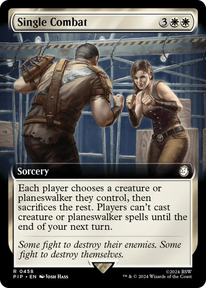 Single Combat (Extended Art) [Fallout] - MTG Single