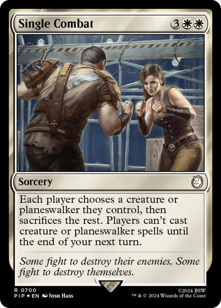 Single Combat (Surge Foil) [Fallout] - MTG Single