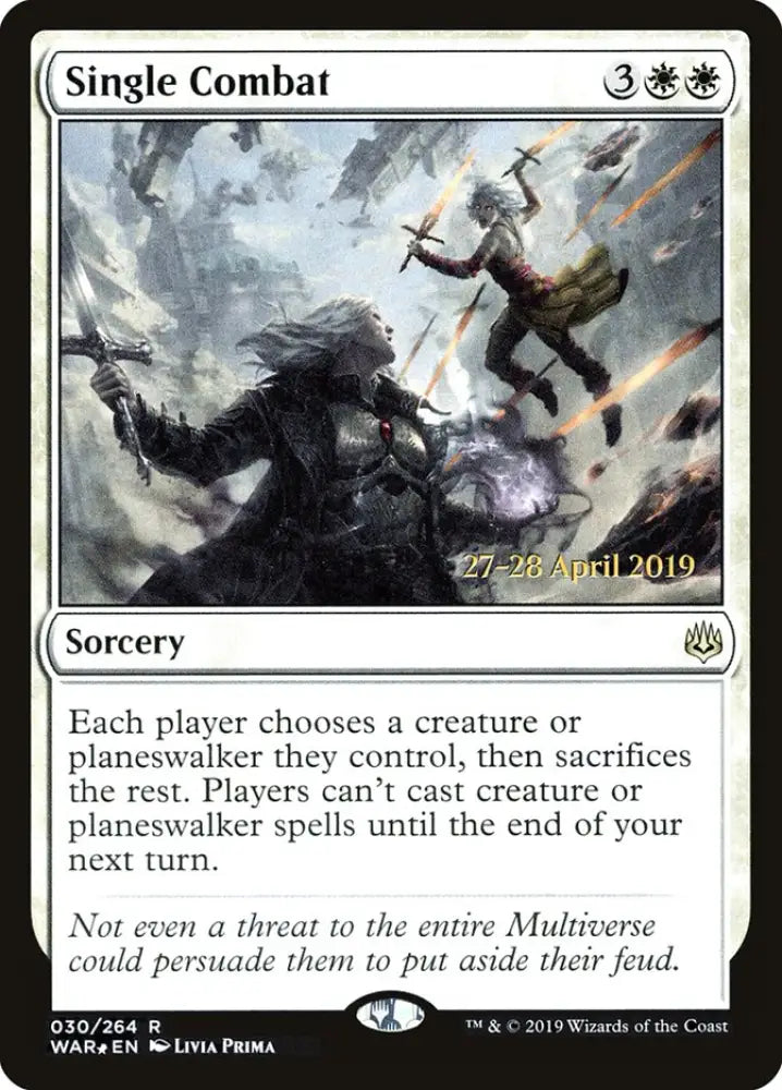 Single Combat [War of the Spark Prerelease Promos] - MTG Single
