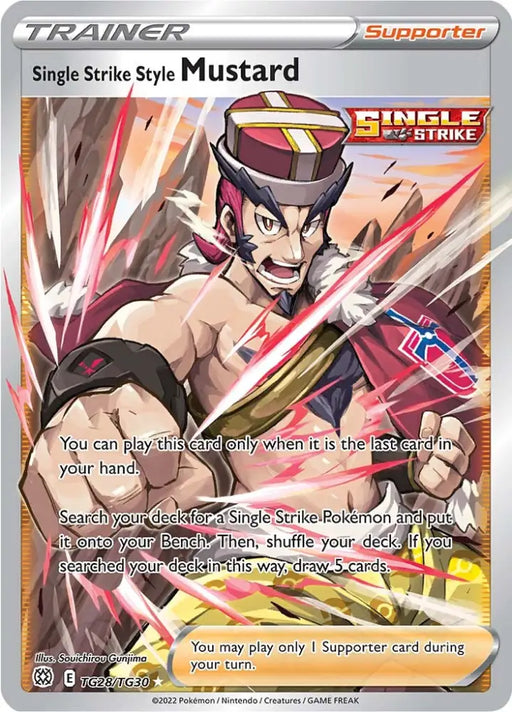 Single Strike Style Mustard (TG28/TG30) [Sword & Shield: Brilliant Stars] - Pokemon Single