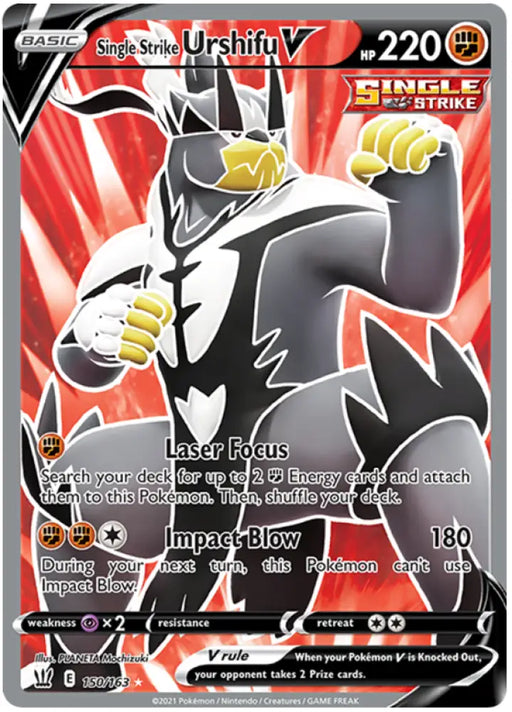 Single Strike Urshifu V (150/163) [Sword & Shield: Battle Styles] - Pokemon Single