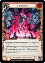 Singularity // Teklovossen the Mechropotent [Bright Lights] - Flesh And Blood Single