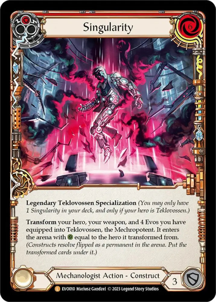 Singularity // Teklovossen the Mechropotent [Bright Lights] - Flesh And Blood Single