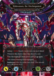 Singularity // Teklovossen the Mechropotent (Cold Foil Marvel) [Bright Lights] Cold Foil - Flesh And Blood Single