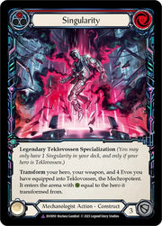 Singularity // Teklovossen the Mechropotent (Cold Foil Marvel) [Bright Lights] Cold Foil - Flesh And Blood Single