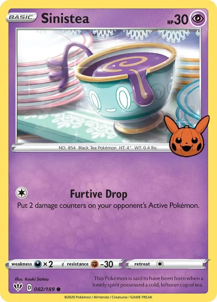 Sinistea (082/189) [Trick or Trade] - Pokemon Single