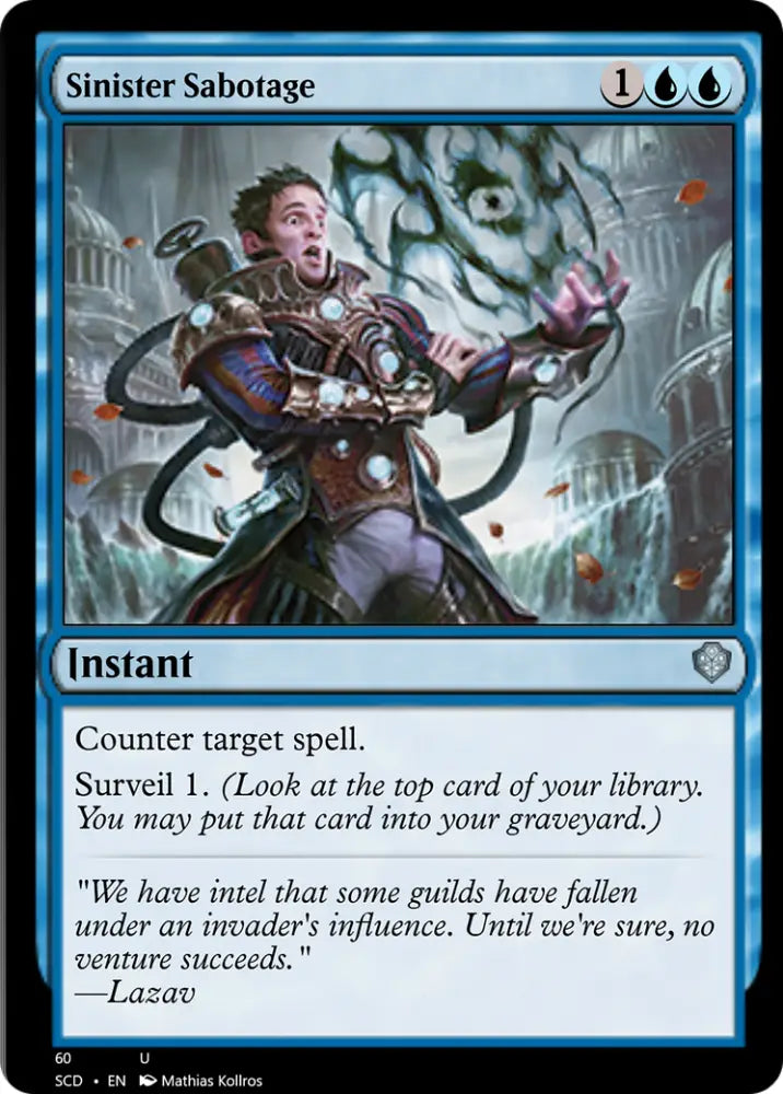 Sinister Sabotage [Starter Commander Decks] - MTG Single