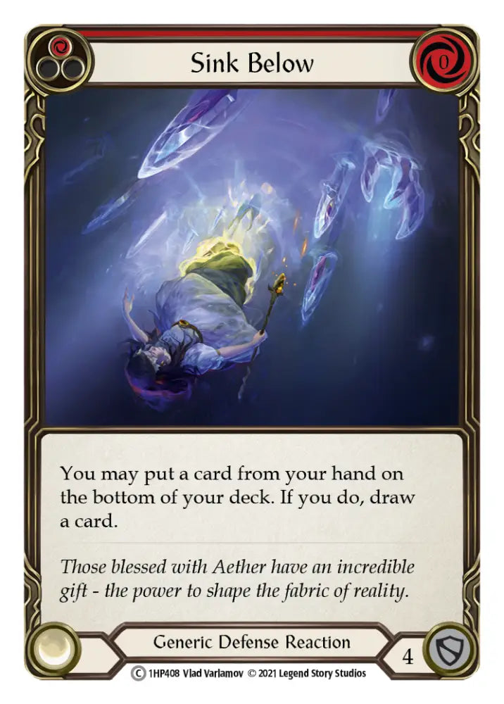 Sink Below (Red) [1HP408] (History Pack 1) - Flesh And Blood Single