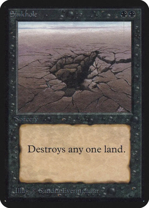 Sinkhole [Alpha Edition] - MTG Single