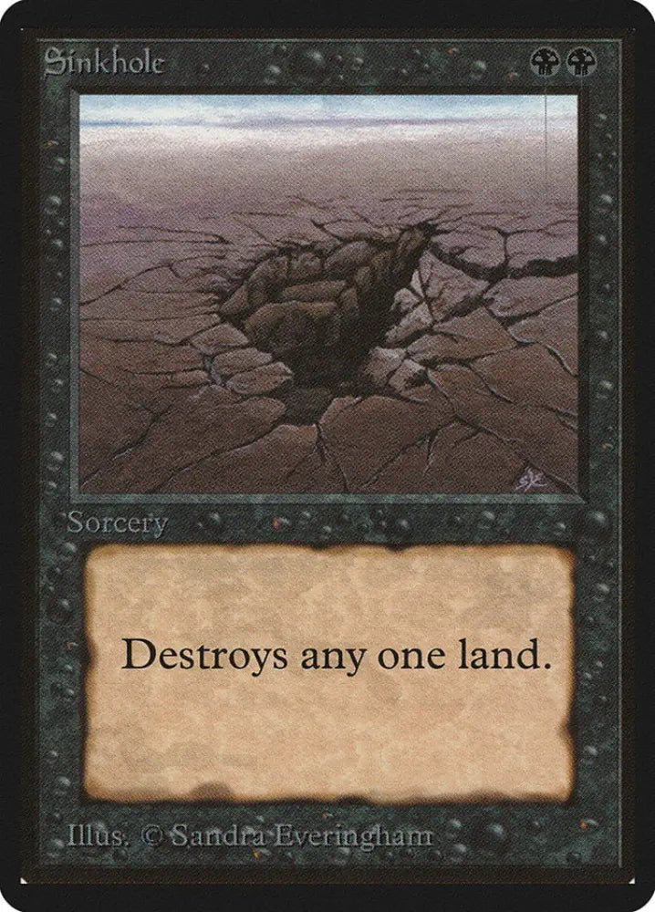 Sinkhole [Beta Edition] - MTG Single