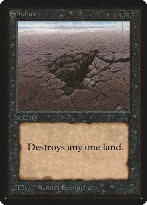 Sinkhole [Beta Edition] - MTG Single