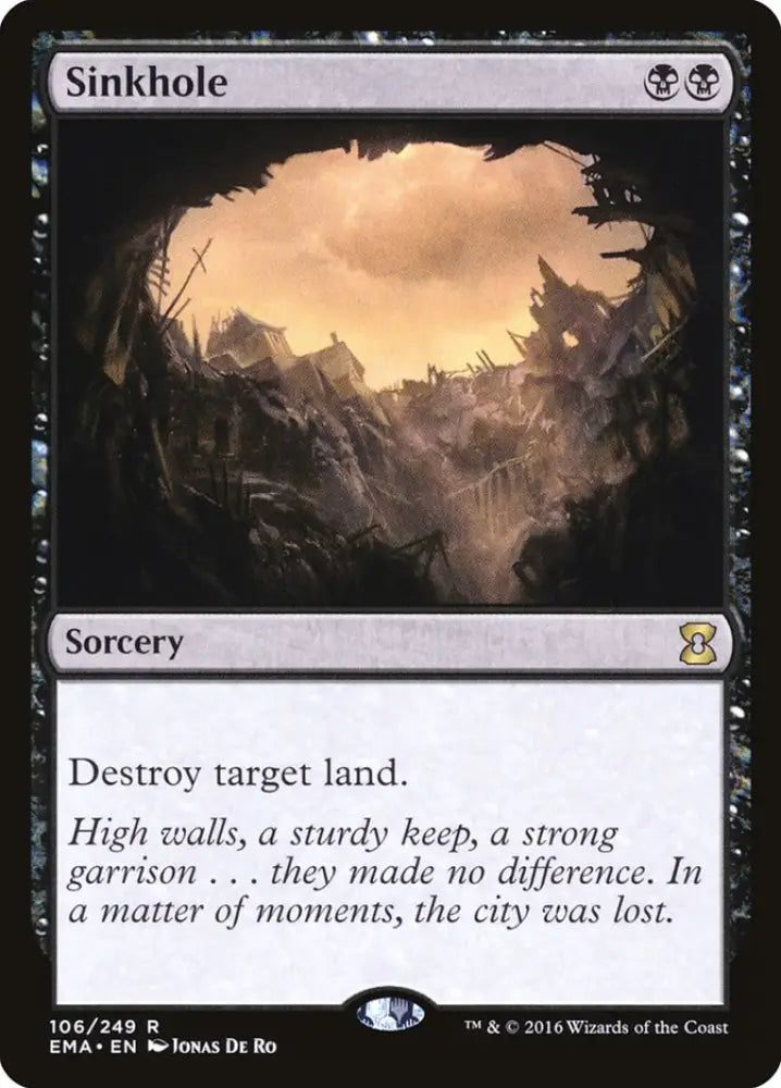 Sinkhole [Eternal Masters] - MTG Single