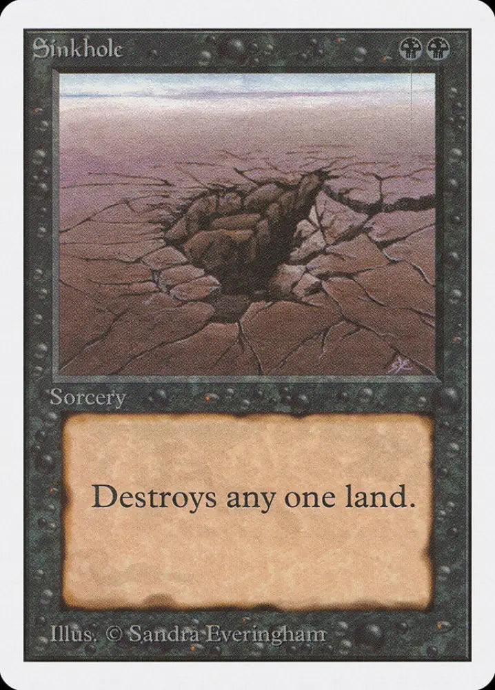 Sinkhole [Unlimited Edition] - MTG Single