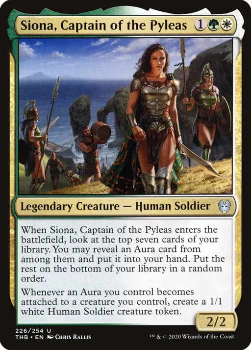 Siona Captain of the Pyleas [Theros Beyond Death] - MTG Single