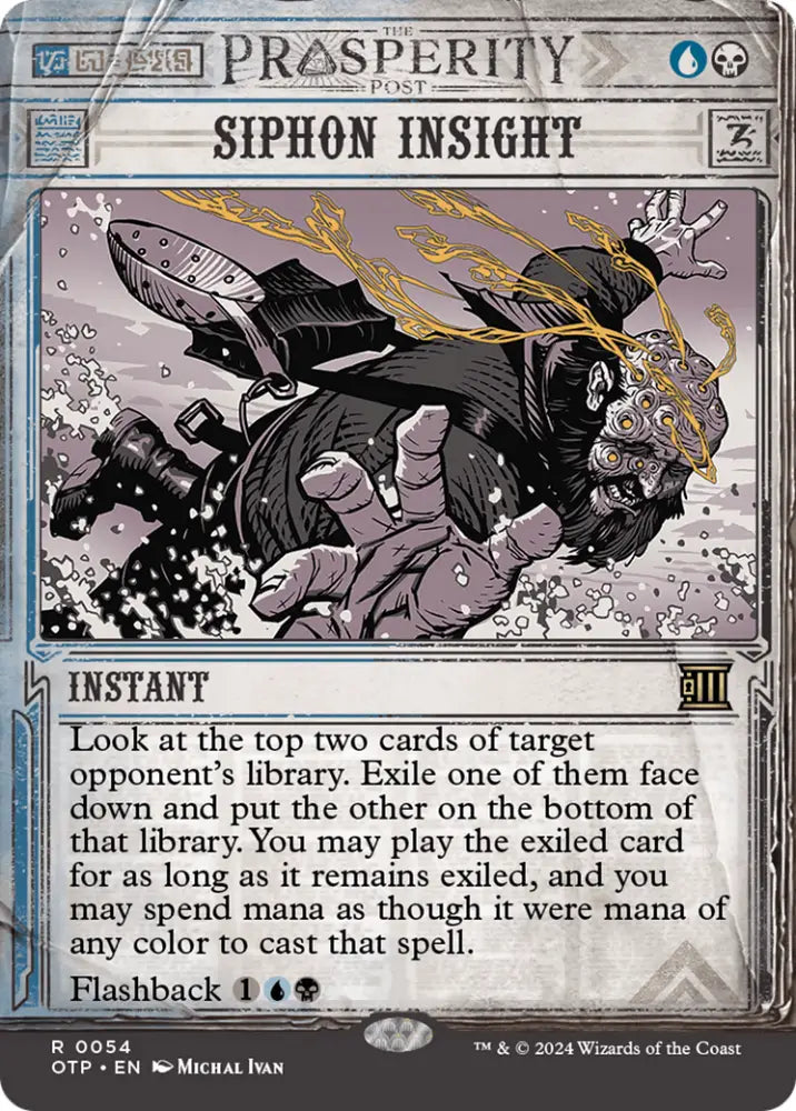 Siphon Insight [Outlaws of Thunder Junction: Breaking News] - MTG Single