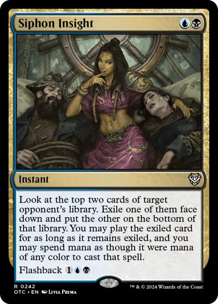 Siphon Insight [Outlaws of Thunder Junction Commander] - MTG Single