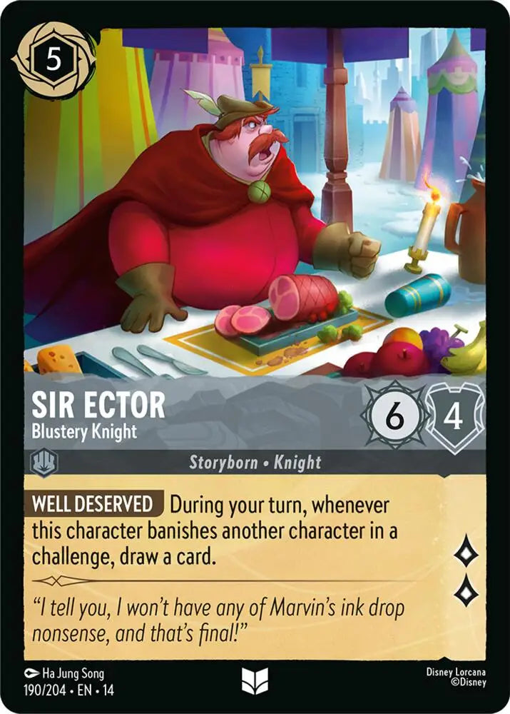 Sir Ector - Blustery Knight (190/204) [Hyperia City]