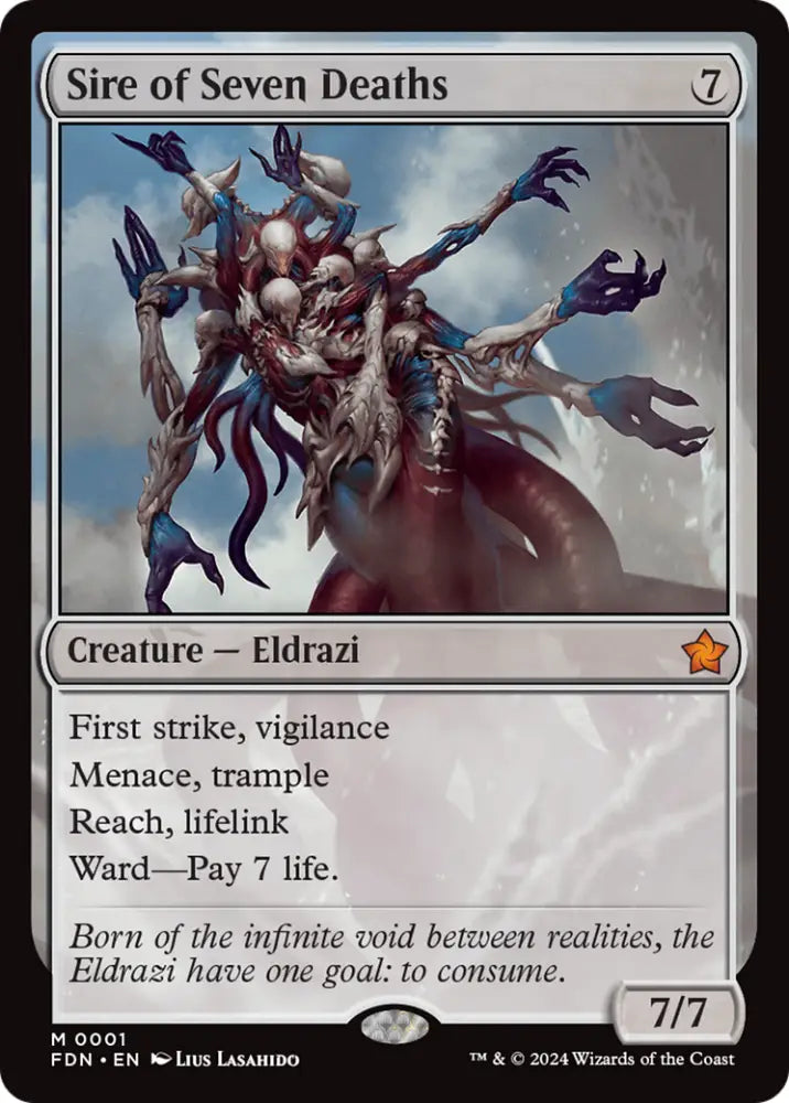 Sire of Seven Deaths [Foundations] - MTG Single