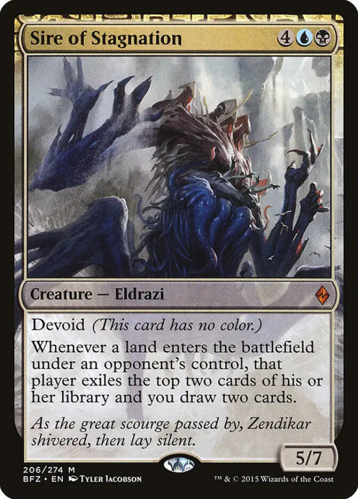 Sire of Stagnation [Battle for Zendikar] - MTG Single