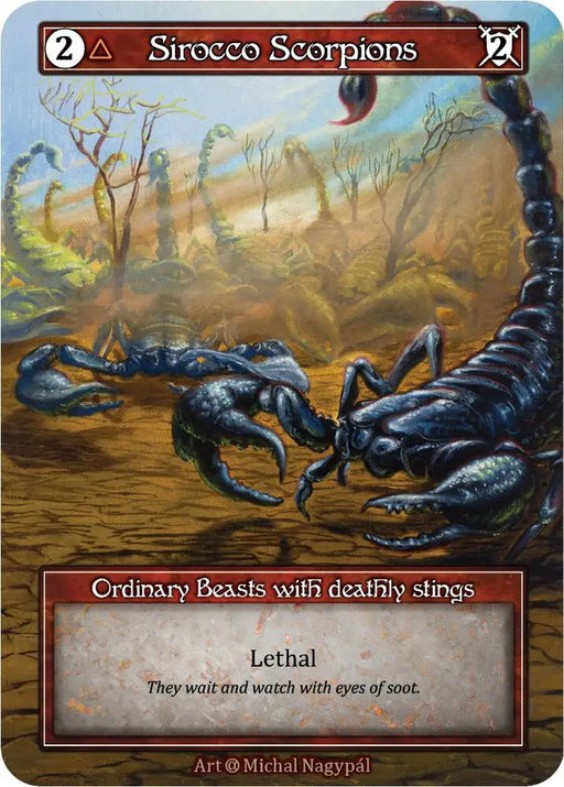 Sirocco Scorpions (Foil) [Alpha]