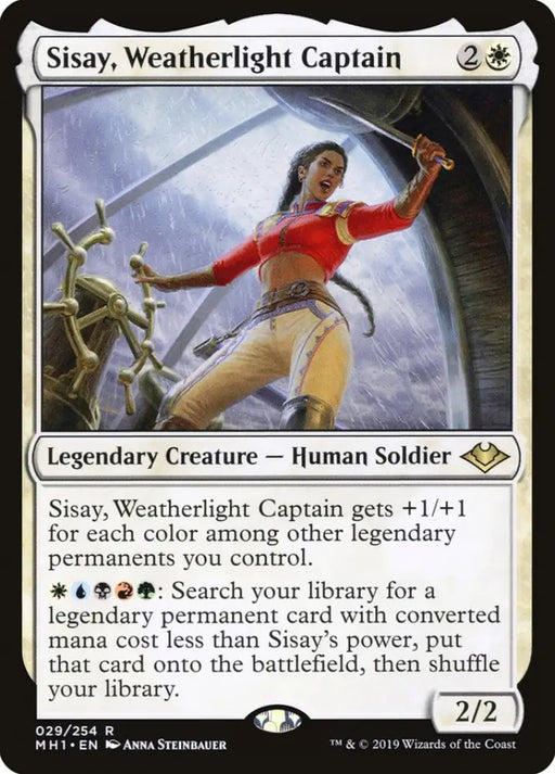 Sisay Weatherlight Captain [Modern Horizons] - MTG Single