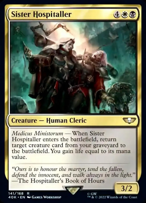 Sister Hospitaller [Warhammer 40,000] - MTG Single