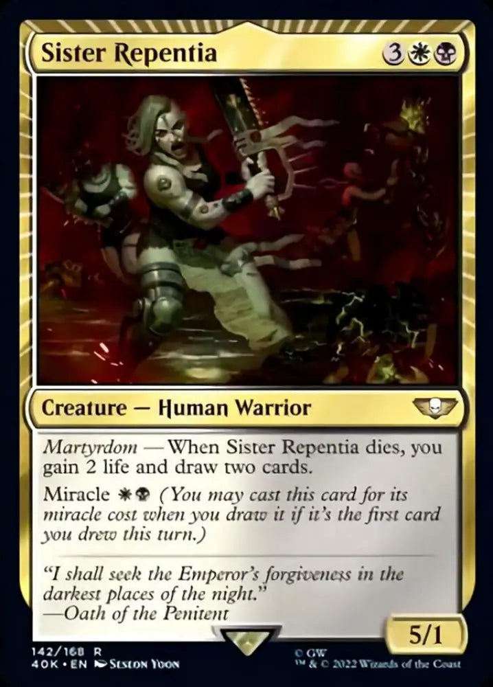 Sister Repentia [Warhammer 40,000] - MTG Single