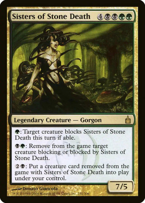 Sisters of Stone Death [Ravnica: City of Guilds] - MTG Single