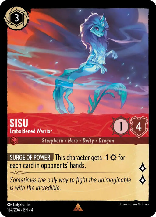 Sisu - Emboldened Warrior (124/204) [Ursula’s Return] - Lorcana Single