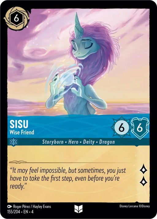 Sisu - Wise Friend (155/204) [Ursula’s Return] - Lorcana Single