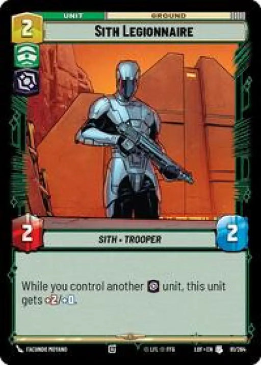 Sith Legionnaire (81/264) [Legends of the Force]