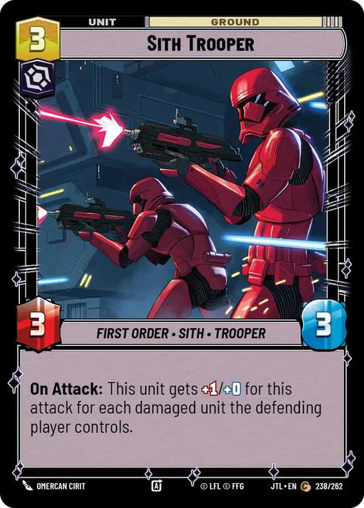 Sith Trooper (238/257) [Jump to Lightspeed] - Star Wars: Unlimited Single