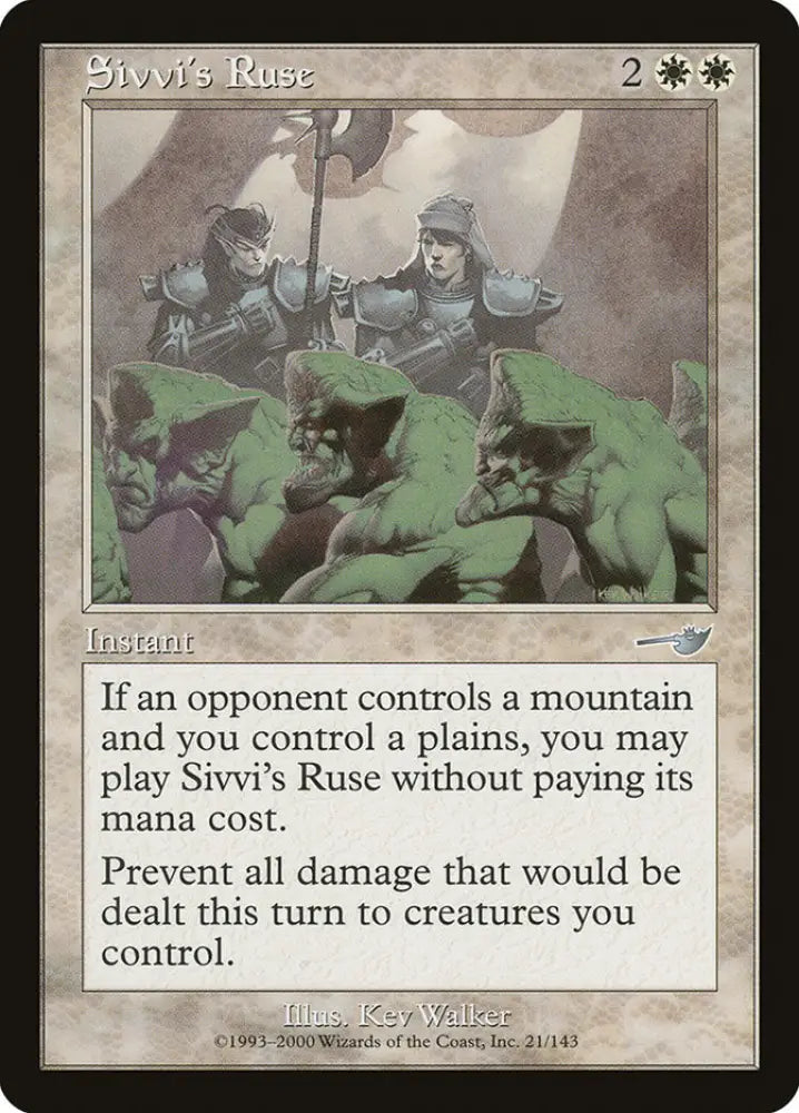 Sivvi’s Ruse [Nemesis] - MTG Single
