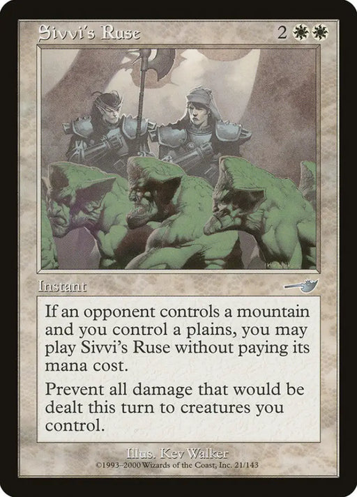 Sivvi’s Ruse [Nemesis] - MTG Single
