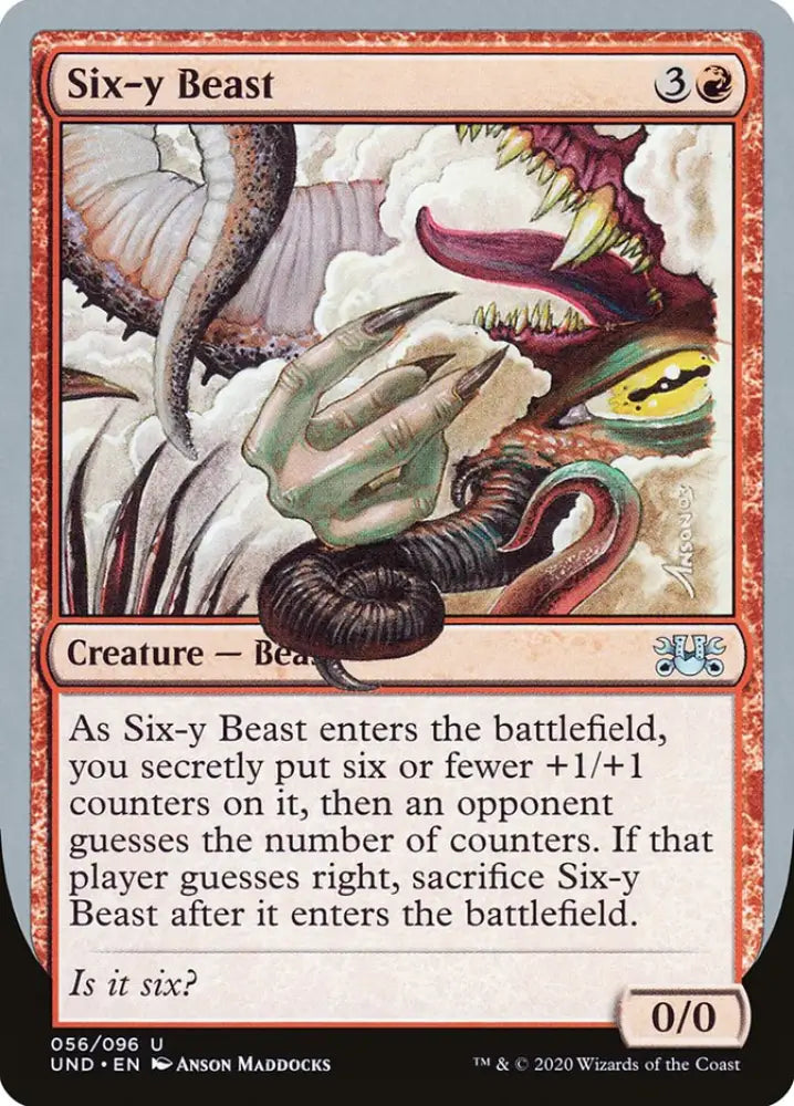 Six-y Beast [Unsanctioned] - MTG Single